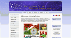 Desktop Screenshot of celebratingholidays.com
